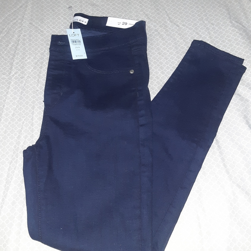 Loft dark denim legging size 29/8P